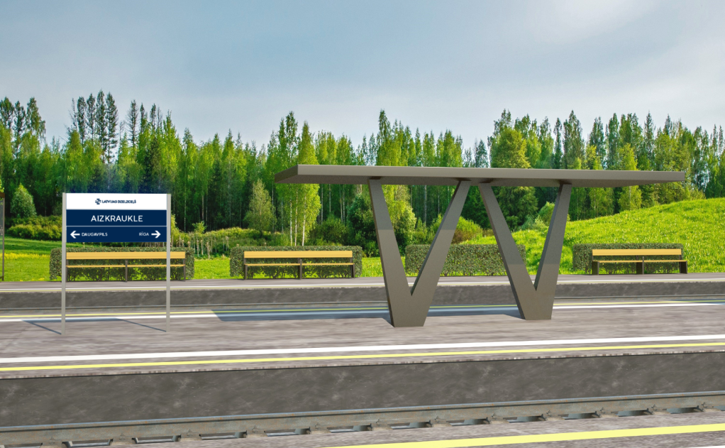 Dzelzceļa stacijas un pieturas veidos pēc universāla dizaina standarta