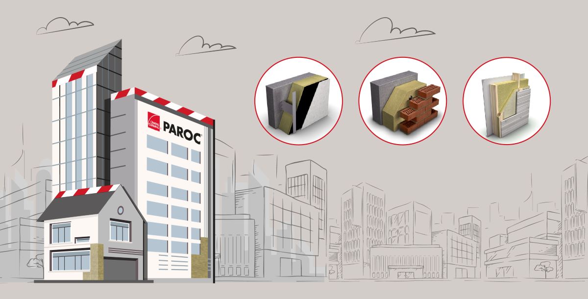 PAROC Tento: jauna energoefektīva siltumizolācijas plāksne ventilējamām sienām