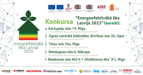 Apbalvoti konkursa “Energoefektīvākā ēka Latvijā 2023” laureāti