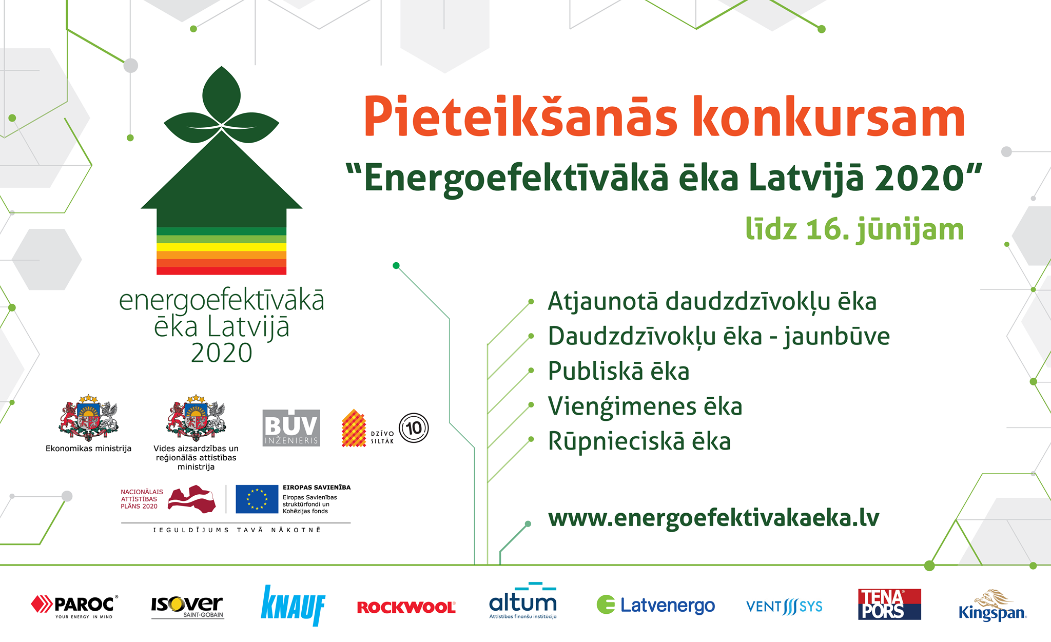 Pieņem pieteikumus energoefektīvāko ēku konkursam
