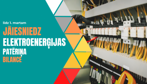BVKB atgādina: elektroenerģijas patēriņa bilance jāiesniedz līdz 1. martam