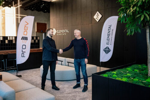 “Elemental Business Centre” nomnieku birojus izbūvēs uzņēmums “PRO DEV”