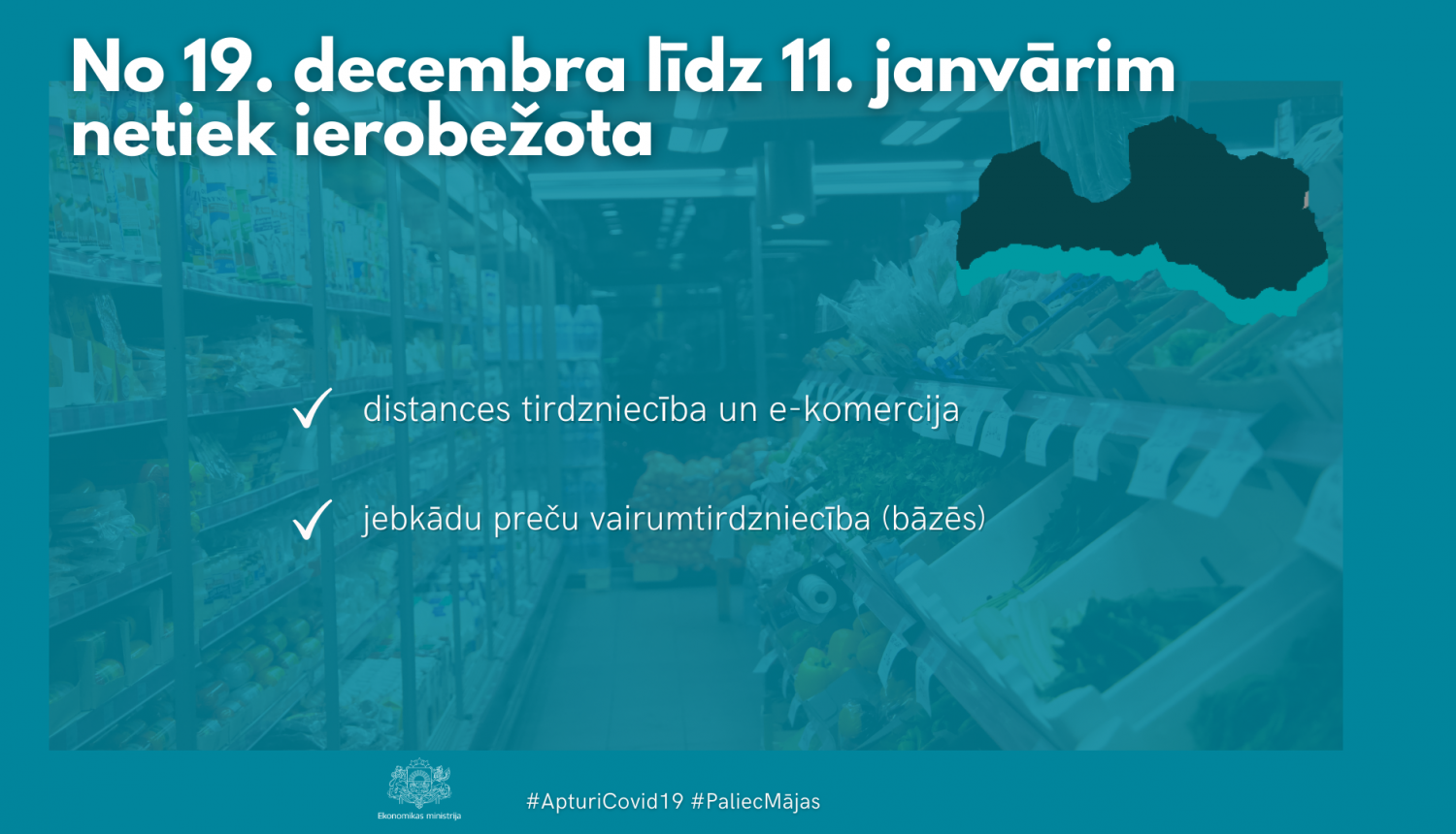 Ierobežojumu laikā aizliegs būvmateriālu mazumtirdzniecību