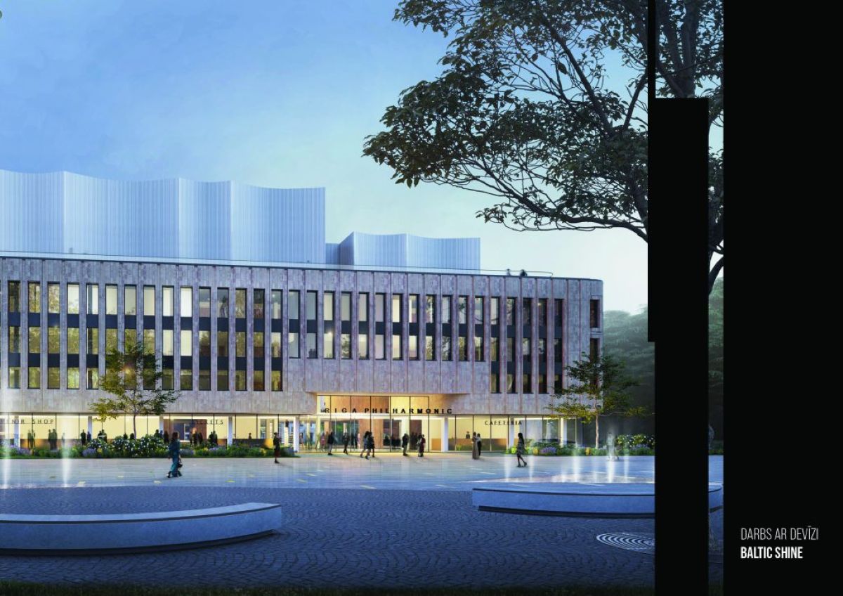 Pārrunātas Rīgas filharmonijas projekta būvniecības izmaksas
