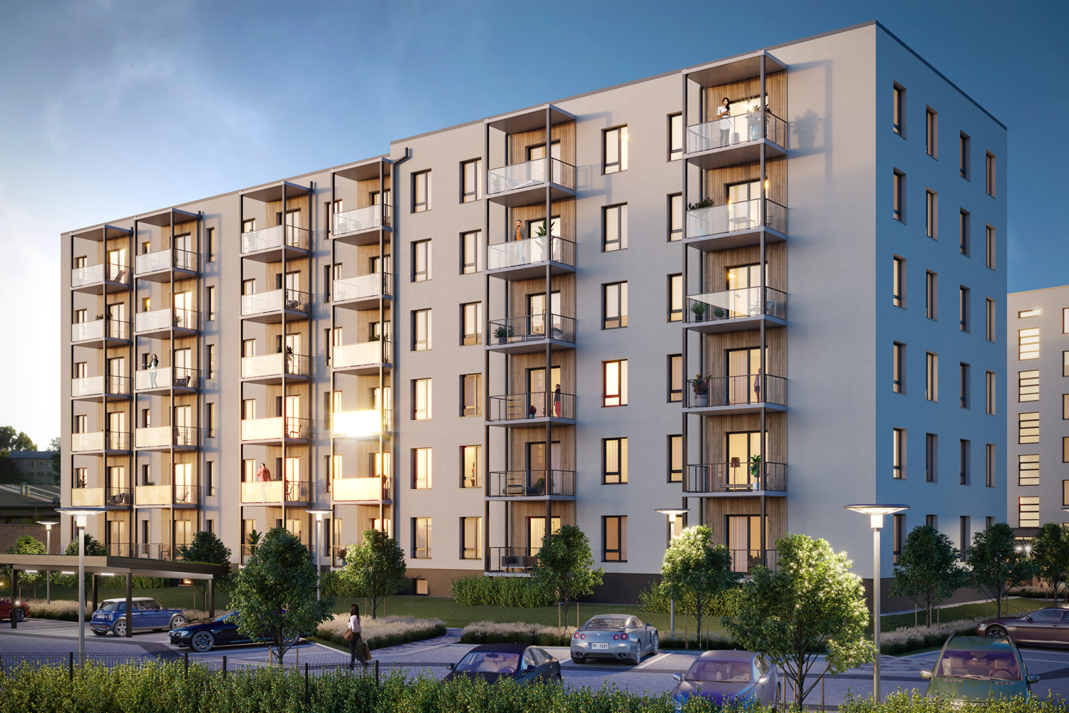 Ekspluatācijā nodod pirmo ēku projektā “Fjordi”