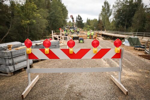Sākta tilta pārbūve pār Svētes upi Jelgavas novada Vilces pagastā