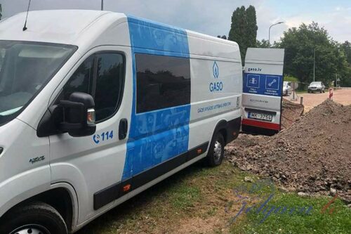 Jelgavā rekonstruē gāzes apgādes sistēmu