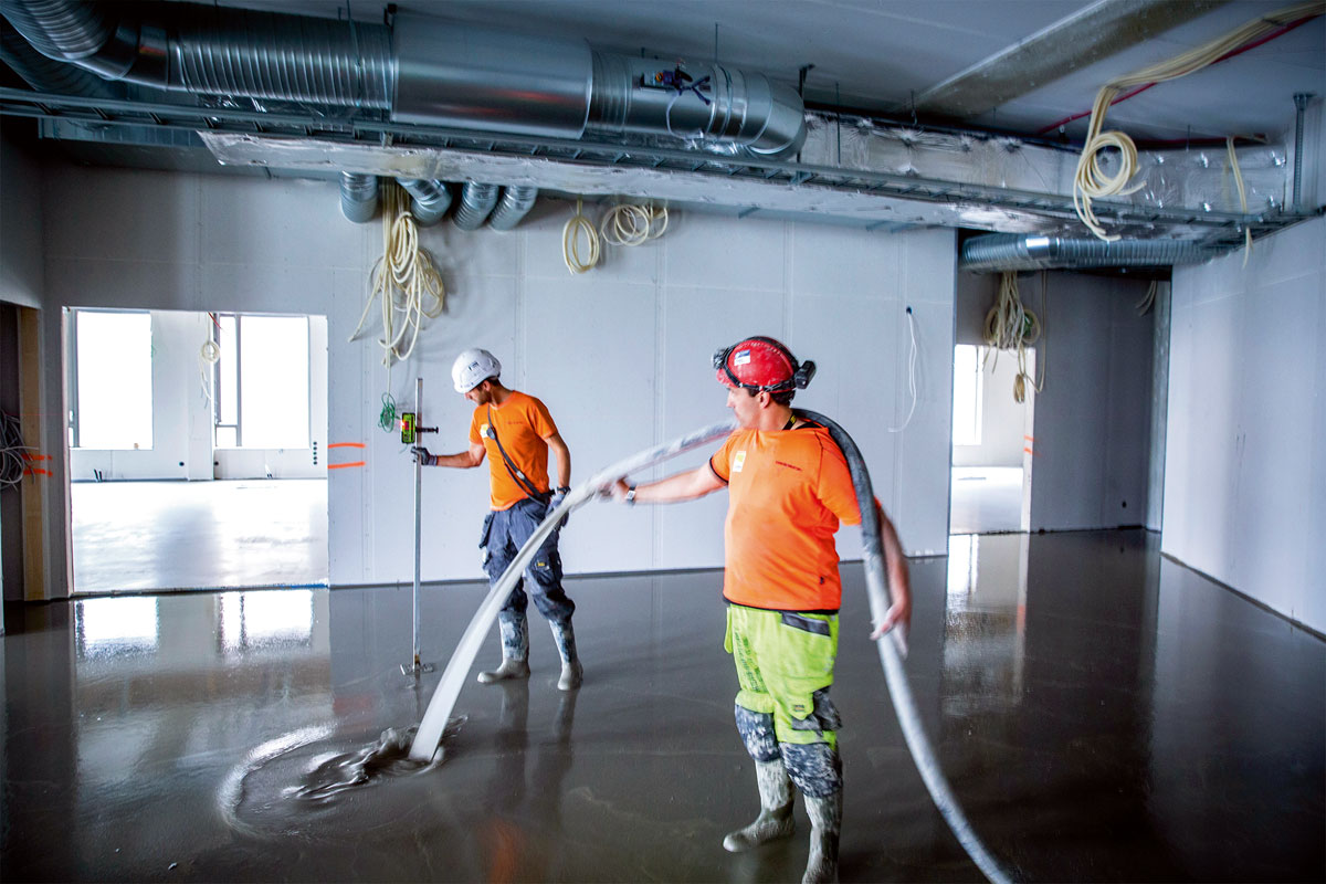 Viegli, efektīvi, triecienizturīgi grīdas klājumi