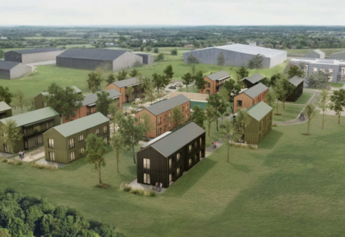 Sākta jauna īres mājokļu ciemata būvniecība Mārupē