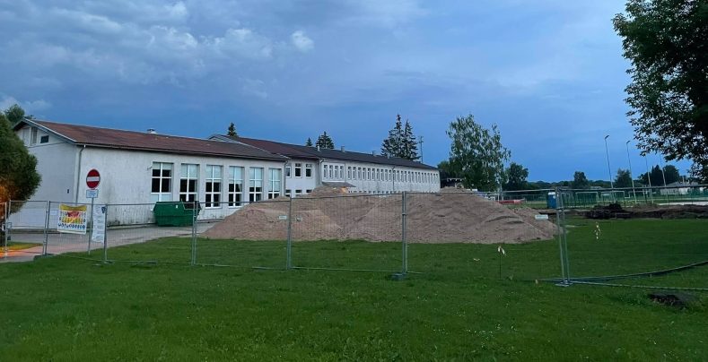 Pārbūvē Iecavas vidusskolas telpas