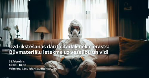 Vidzemes augstskolā spriedīs par būvmateriālu ietekmi uz veselību un vidi