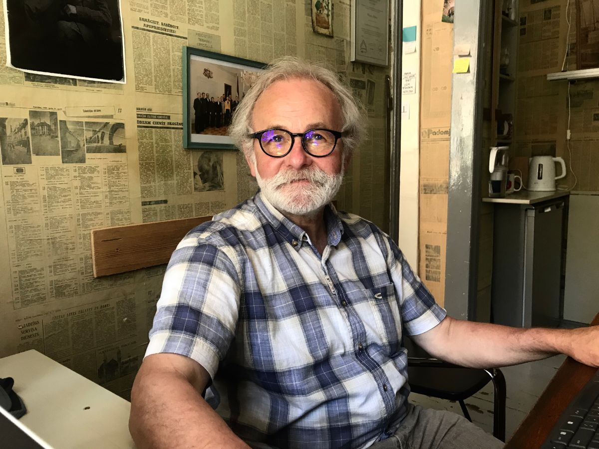 Veco māju vārdotājs Pēteris Blūms