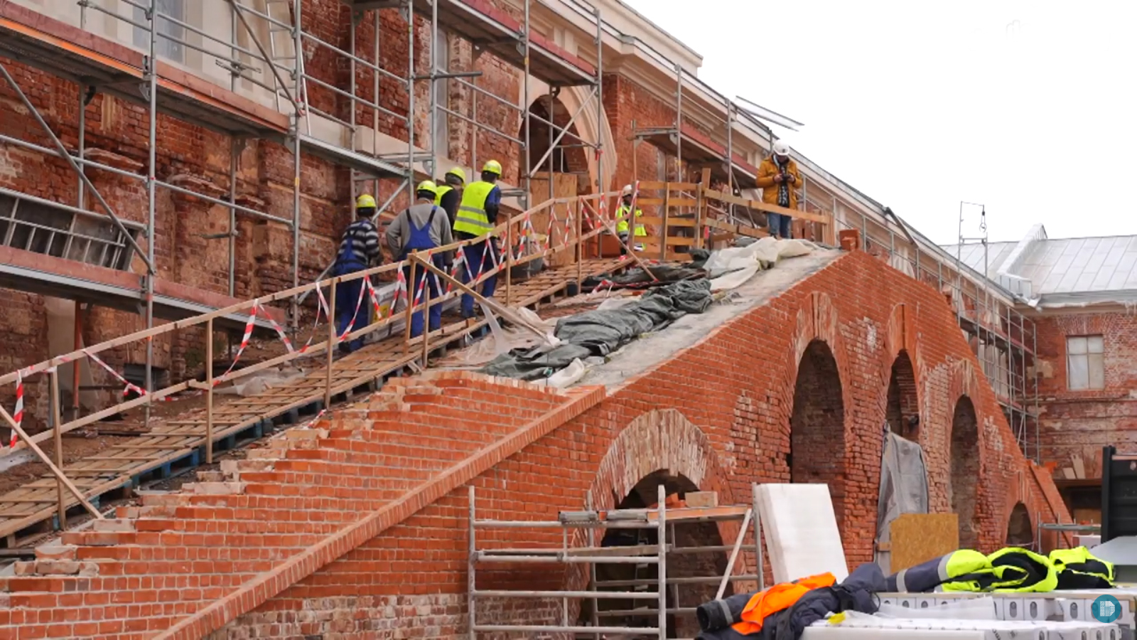 Daugavpilī “Inženieru arsenāla” restaurācija tuvojas noslēgumam