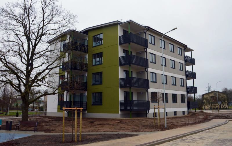 Cēsīs uzcelts vēl viens īres daudzdzīvokļu nams