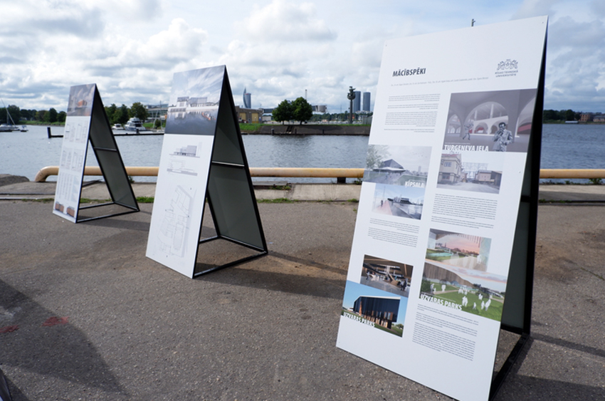 Apskatāmas jaunās koncertzāles potenciālās novietnes skices