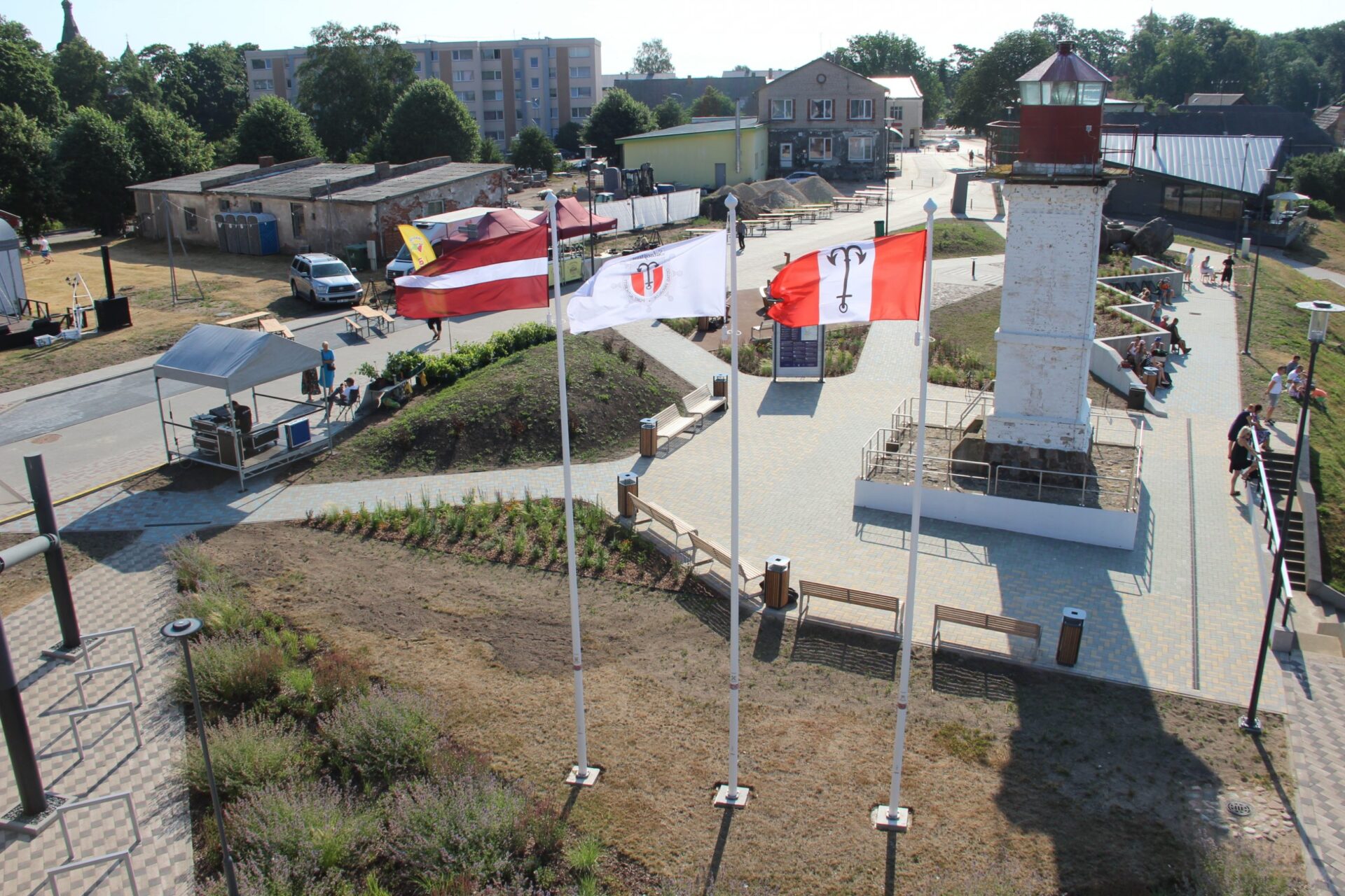 Atjaunots Jahtu laukums Salacgrīvā