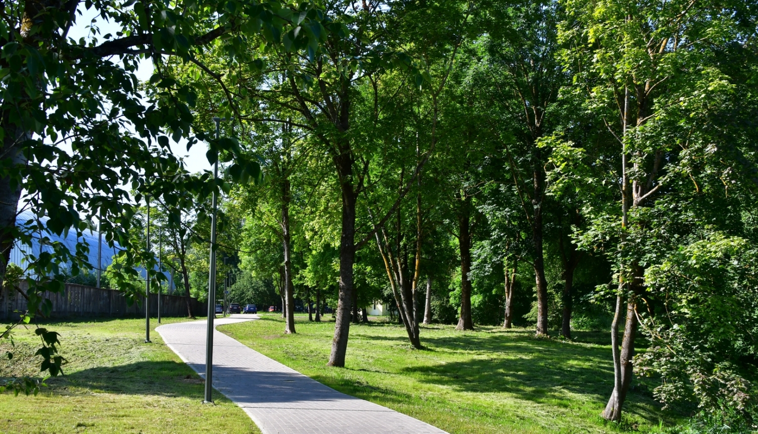 Jēkabpilī izbūvēts jauns gājēju un velobraucēju celiņš