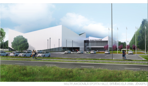 Ekspluatācijā nodota Jēkabpils multifunkcionālā sporta halle