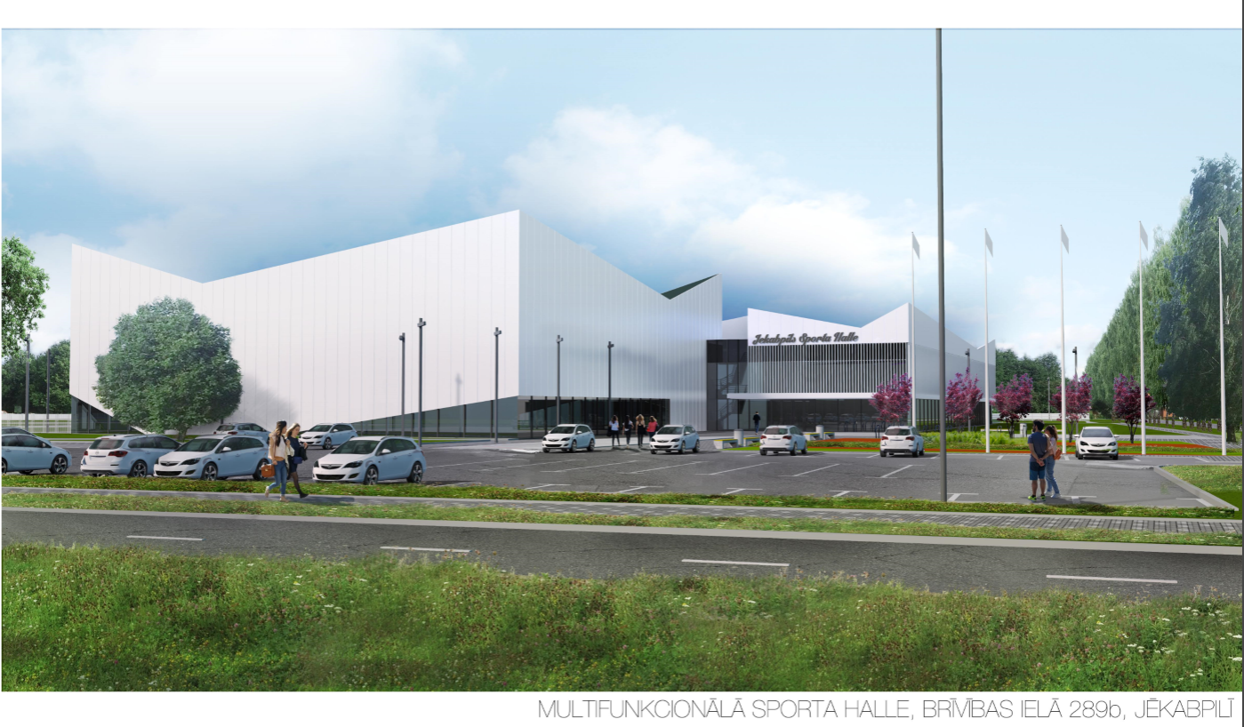 Ekspluatācijā nodota Jēkabpils multifunkcionālā sporta halle