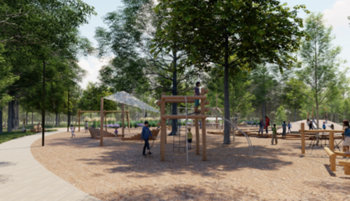 Martā sākti pārbūves un labiekārtošanas darbi parkā Jēkabpilī