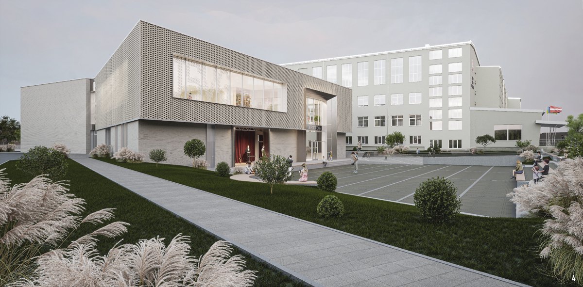 Zināms metu konkursa uzvarētājs Jelgavas Spīdolas ģimnāzijas pārbūvei