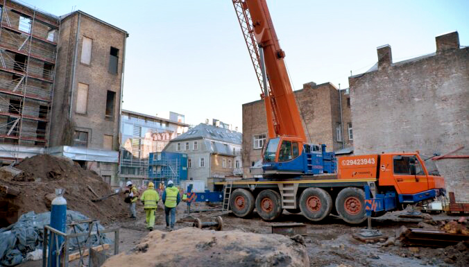 Pabeigta Jaunā Rīgas teātra pāļu iestrāde