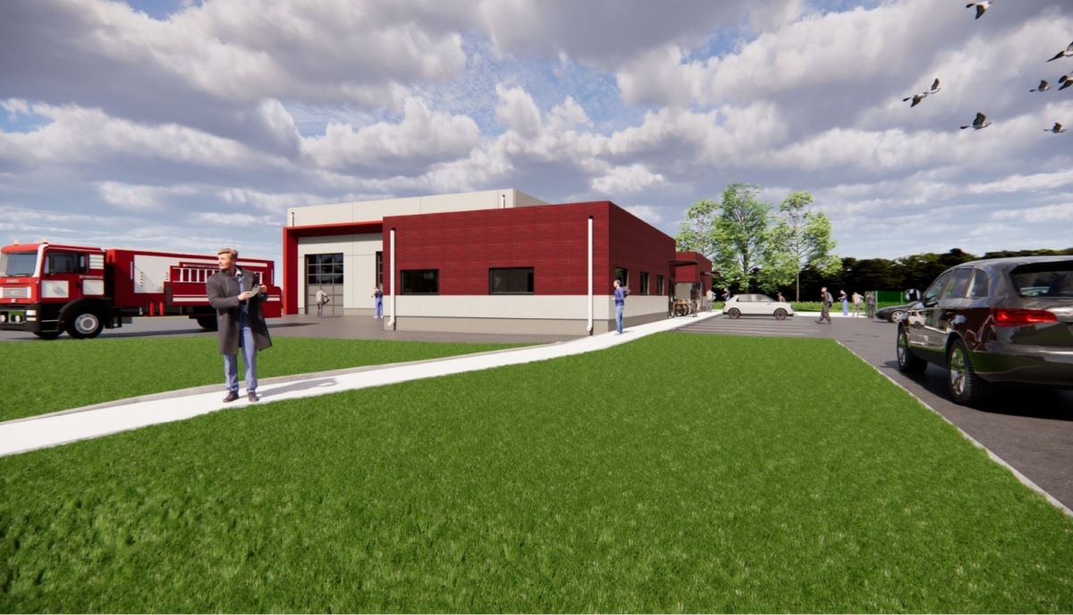 Top jauns un moderns ugunsdzēsības depo Kandavā