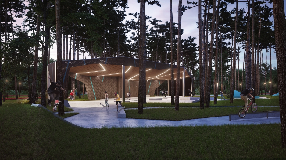 Sāk jauna pilsētas atpūtas parka būvdarbus Kauguros