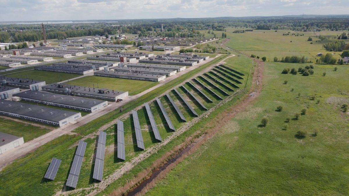 Atklāts AS “Ķekava Foods” saules paneļu parks