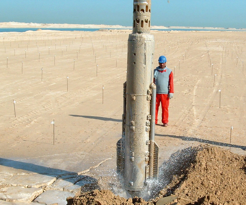 Grunts uzlabošana ar vibrācijas metodi