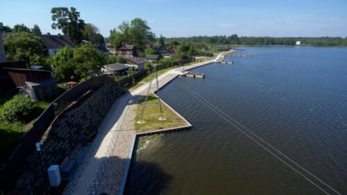 Pabeigti būvdarbi Kovšu ezera apkārtnē