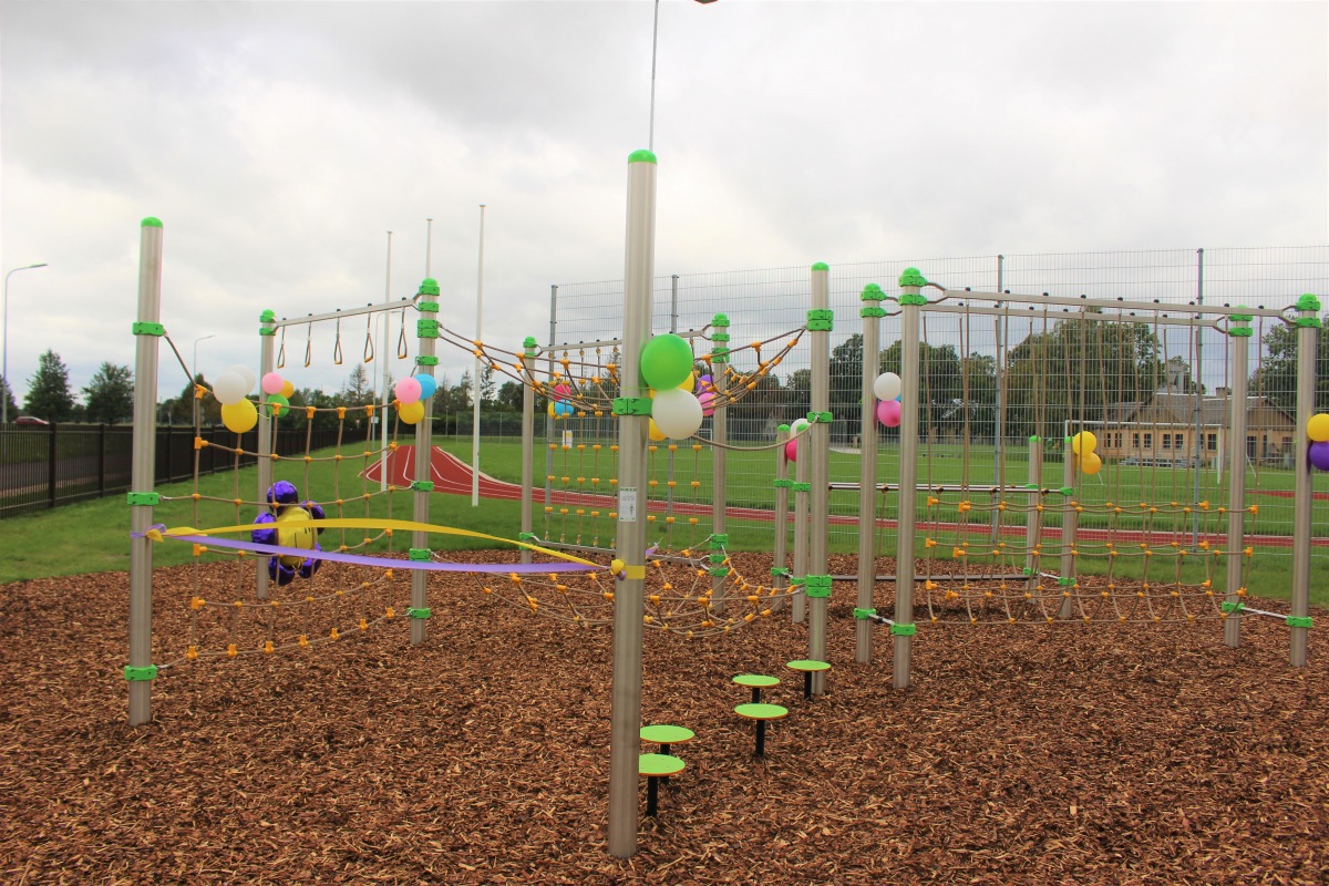 Kroņauces stadionā ieguldīts vairāk nekā pusmiljons eiro