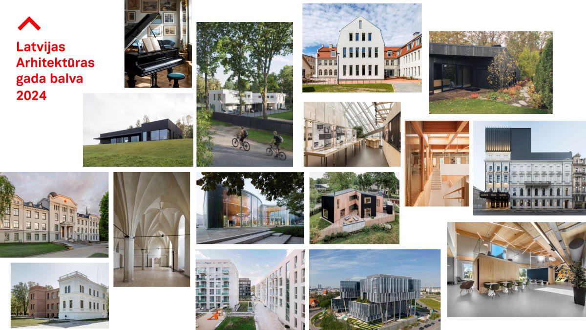Zināmi Latvijas Arhitektūras gada balvas 2024 finālisti