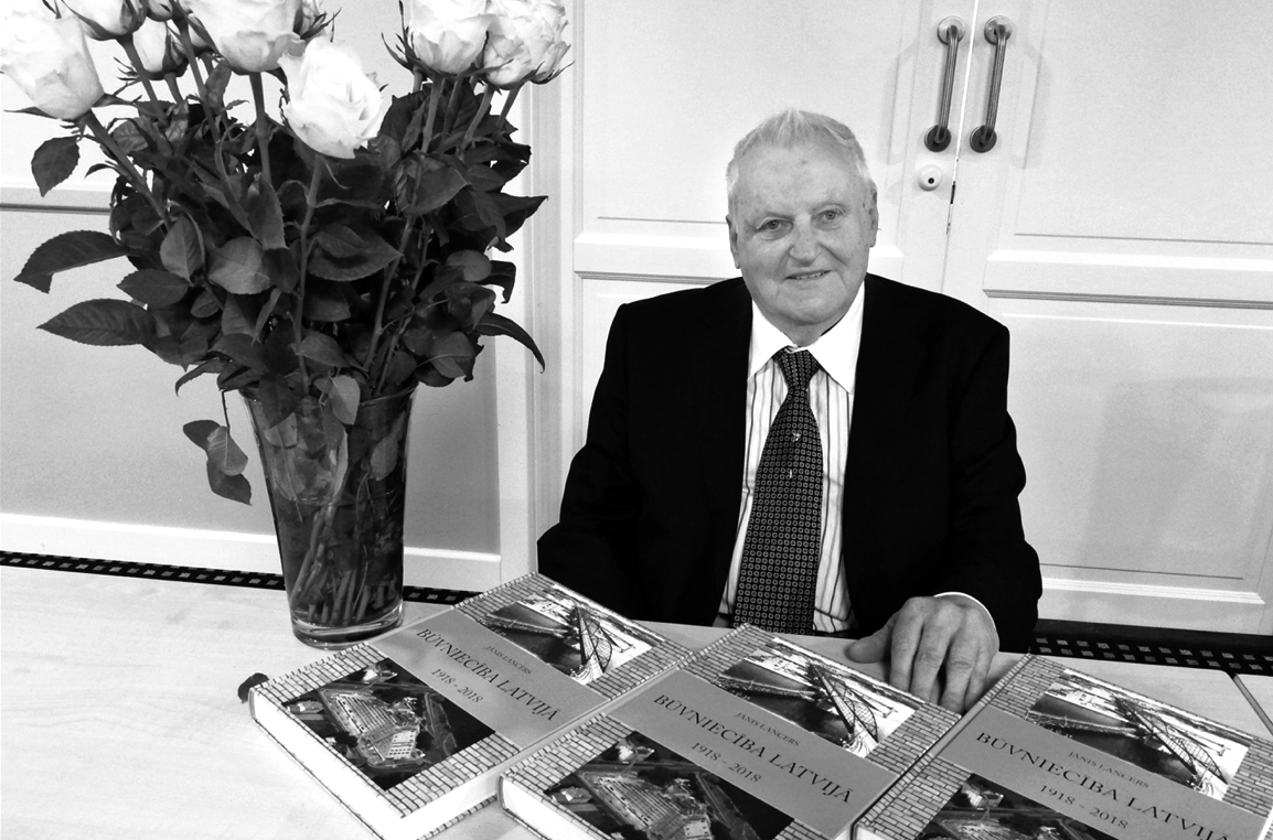 Mūžībā aizgājis Latvijas būvniecības celmlauzis Jānis Lancers