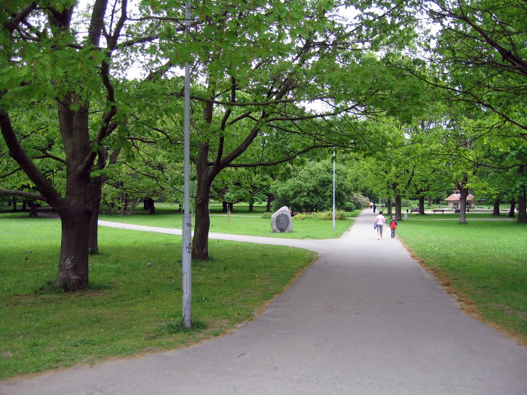 Latgales parkā top jauns bērnu rotaļu un vingrošanas laukums