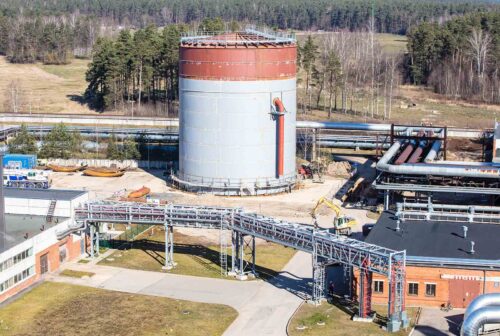 Uzbūvēta lielākā siltuma akumulācijas iekārta Baltijā