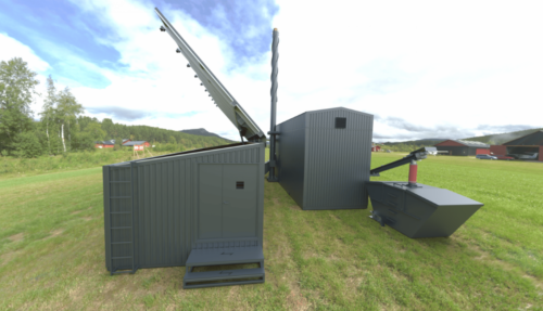 Pansionātam „Lauciene” uzstādīta modulārā katlumāja un kurināmā novietne