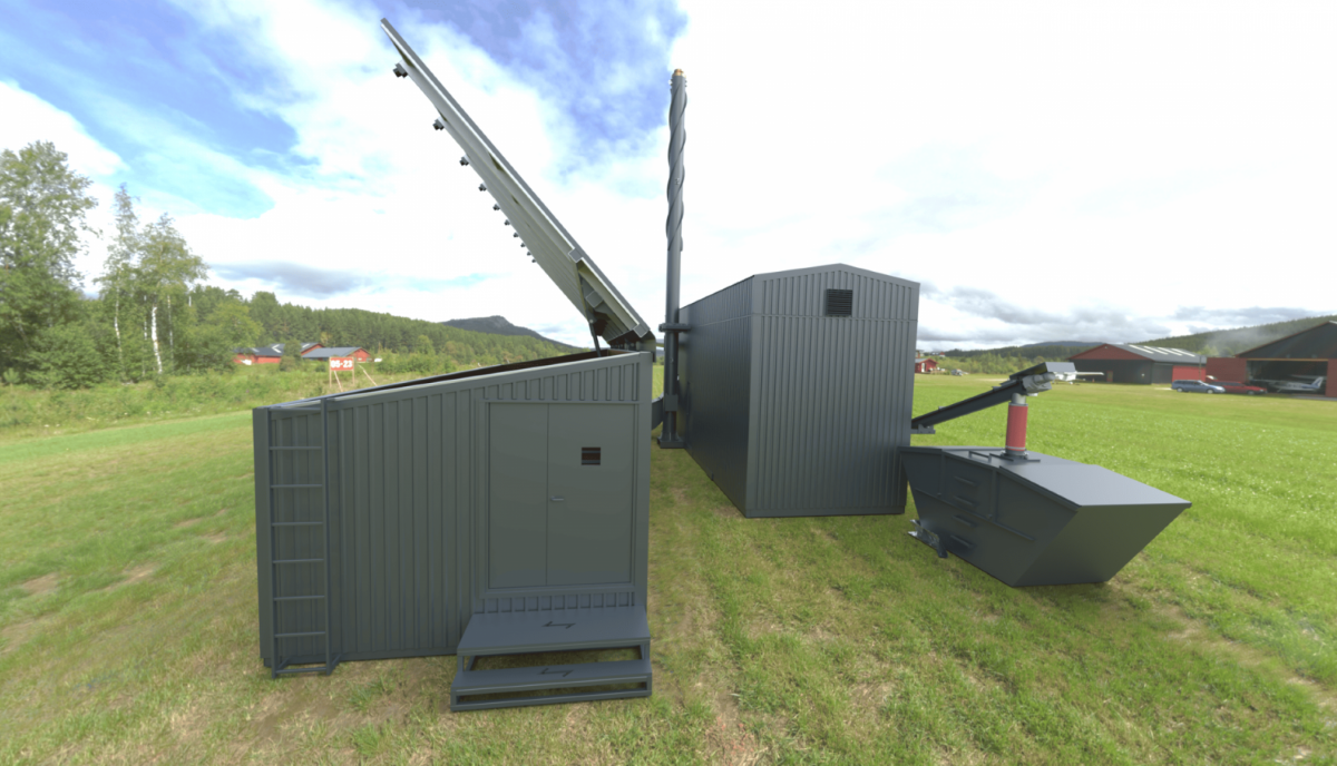 Pansionātam „Lauciene” uzstādīta modulārā katlumāja un kurināmā novietne