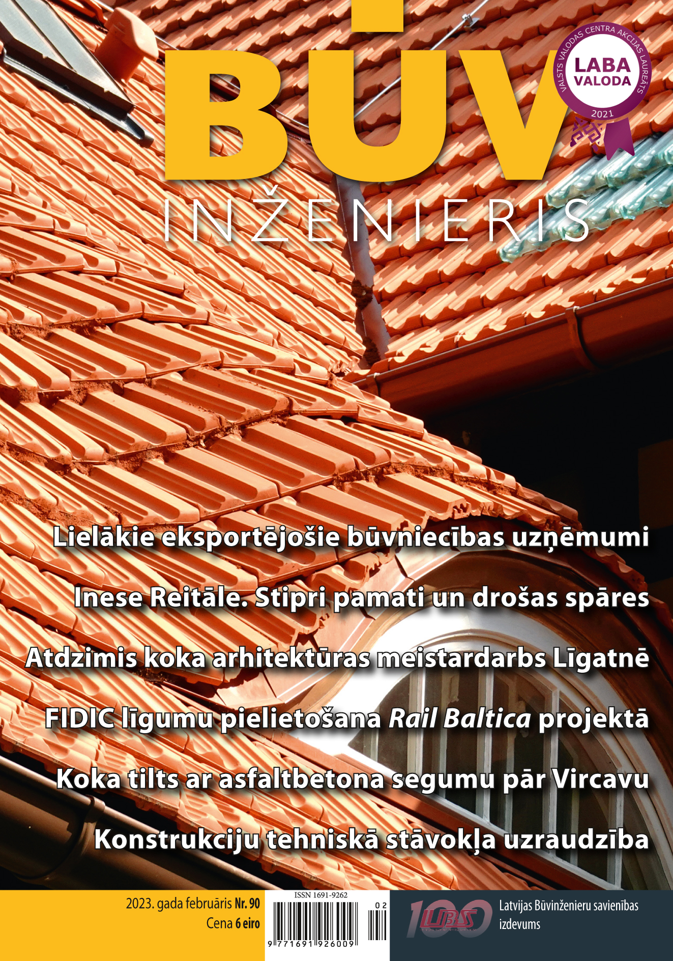 “Būvinženieris” 2023. gada februāra numurs (Nr. 90)