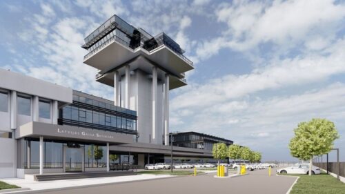 Iemūrēts pamatakmens LGS jaunajam gaisa satiksmes vadības tornim
