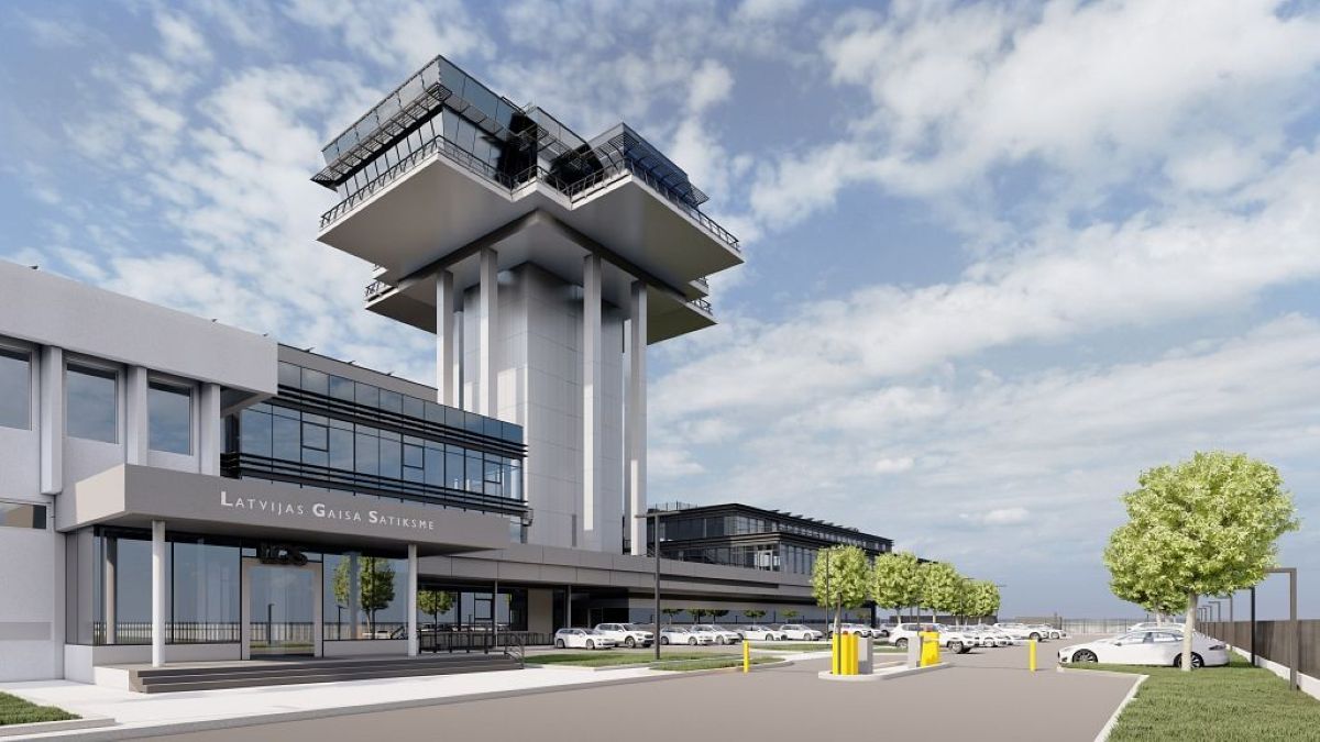 Iemūrēts pamatakmens LGS jaunajam gaisa satiksmes vadības tornim