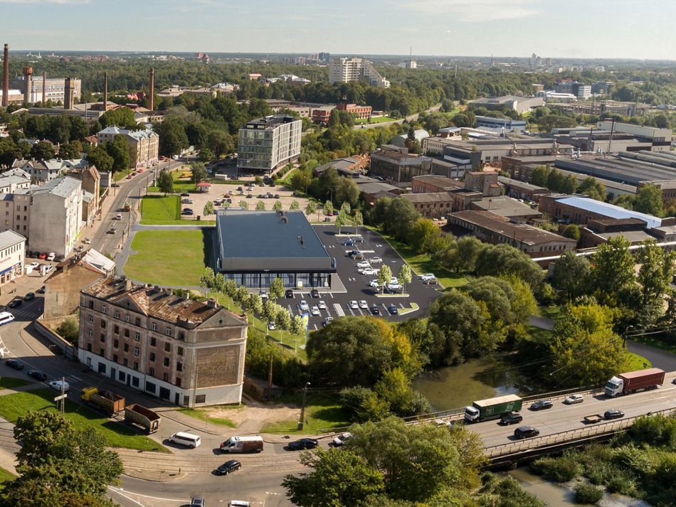 Sākta “Lidl” veikala būvniecība Sarkandaugavā