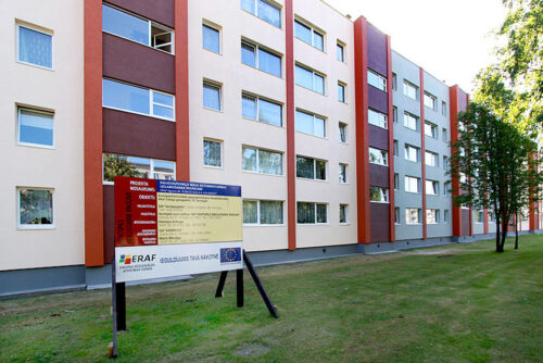 Ar ERAF līdzfinansējumu atjaunos daudzdzīvokļu mājas Ventspilī