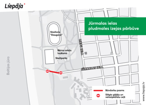 Liepājā pārbūvē pludmales izejas