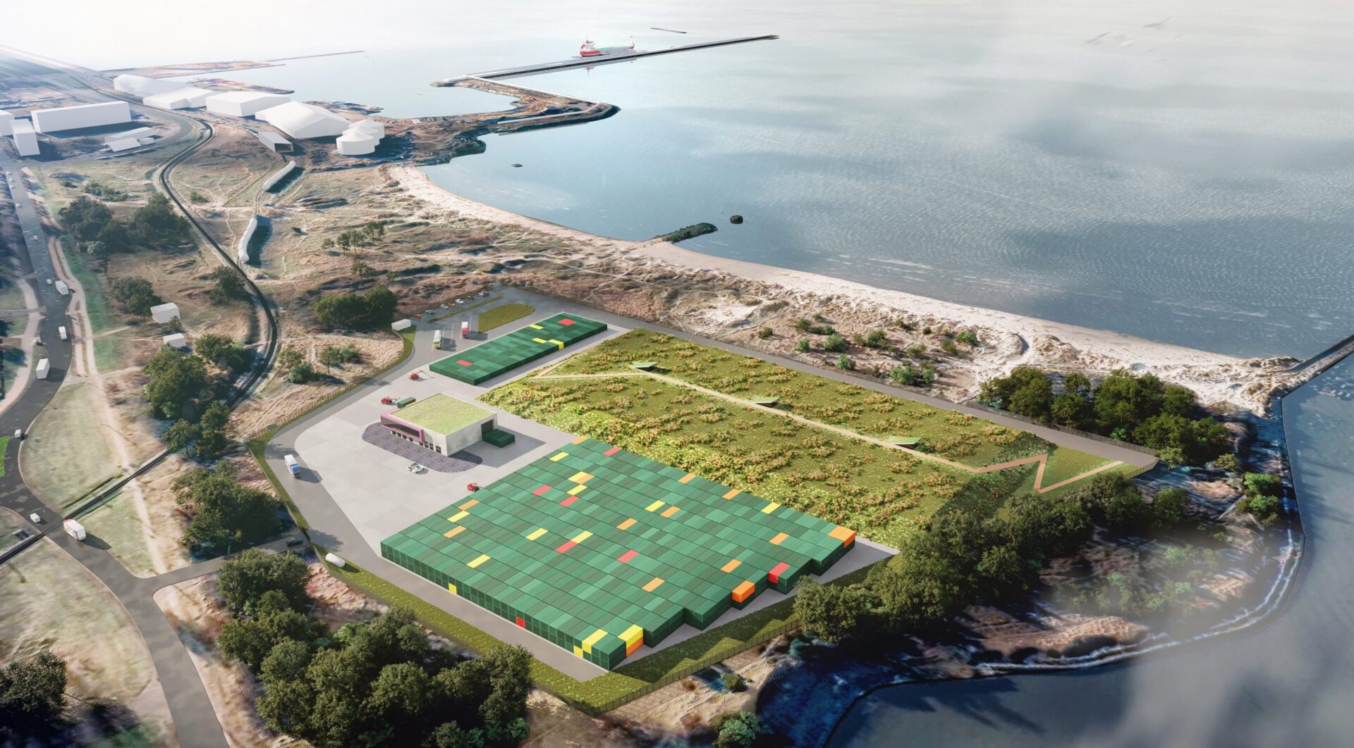 Liepājas ostas teritorijā būvē dzeramā ūdens termināli