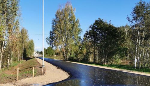 Limbažu novada Lādezerā noslēgusies ceļa izbūve uz ražošanas teritoriju