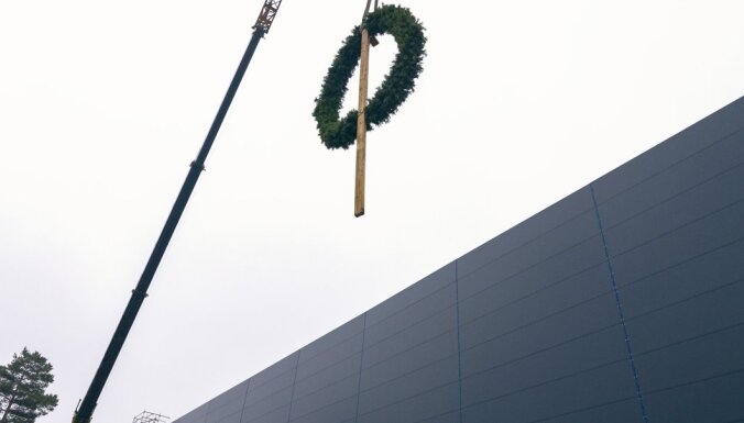 Loģistikas parks “A6” nosvinējis spāru svētkus