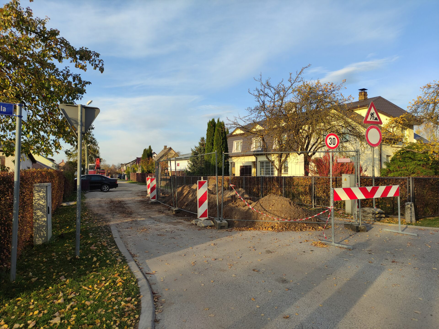 Loku ielā Valmierā izbūvē lietusūdens kanalizācijas tīklu