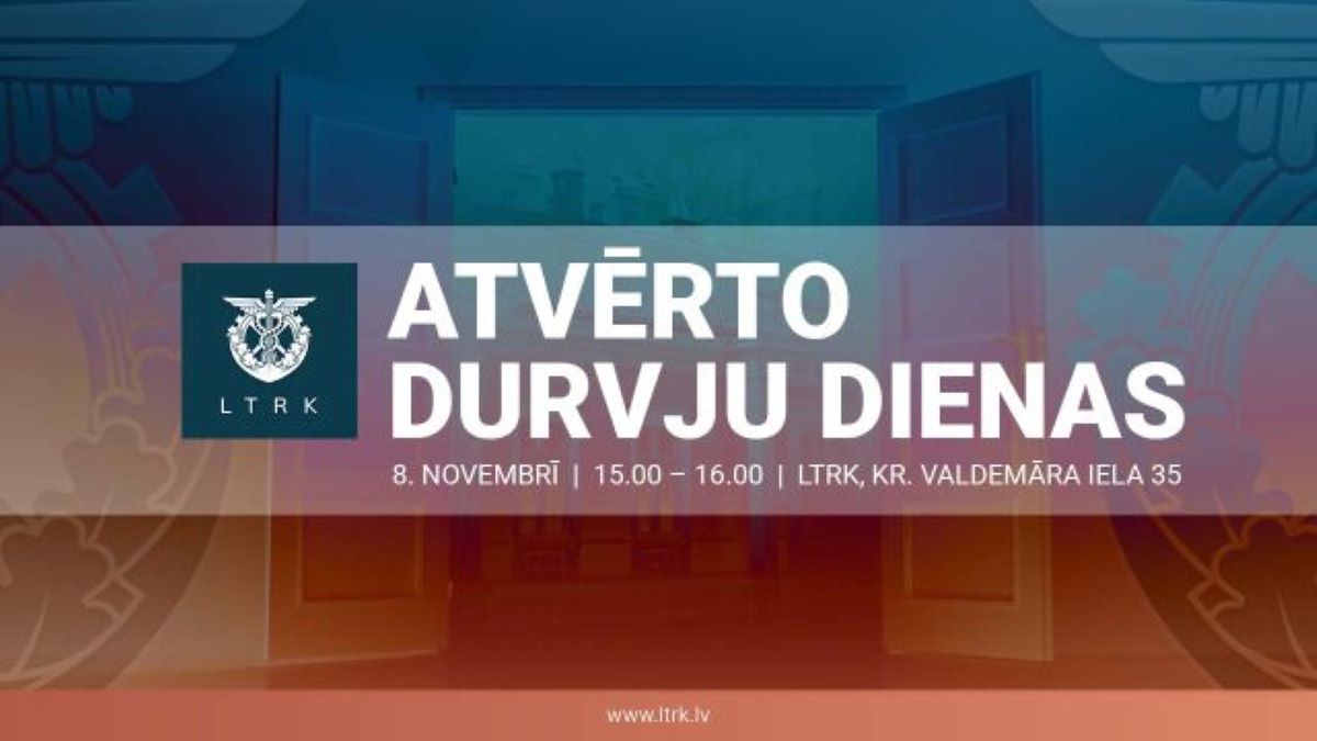 LTRK organizē Atvērto durvju dienu
