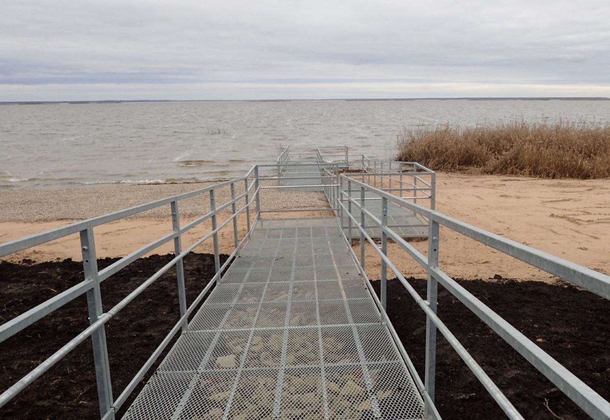 Ekspluatācijā pieņemts atjaunotais Lubāna ezera Ziemeļu dambis